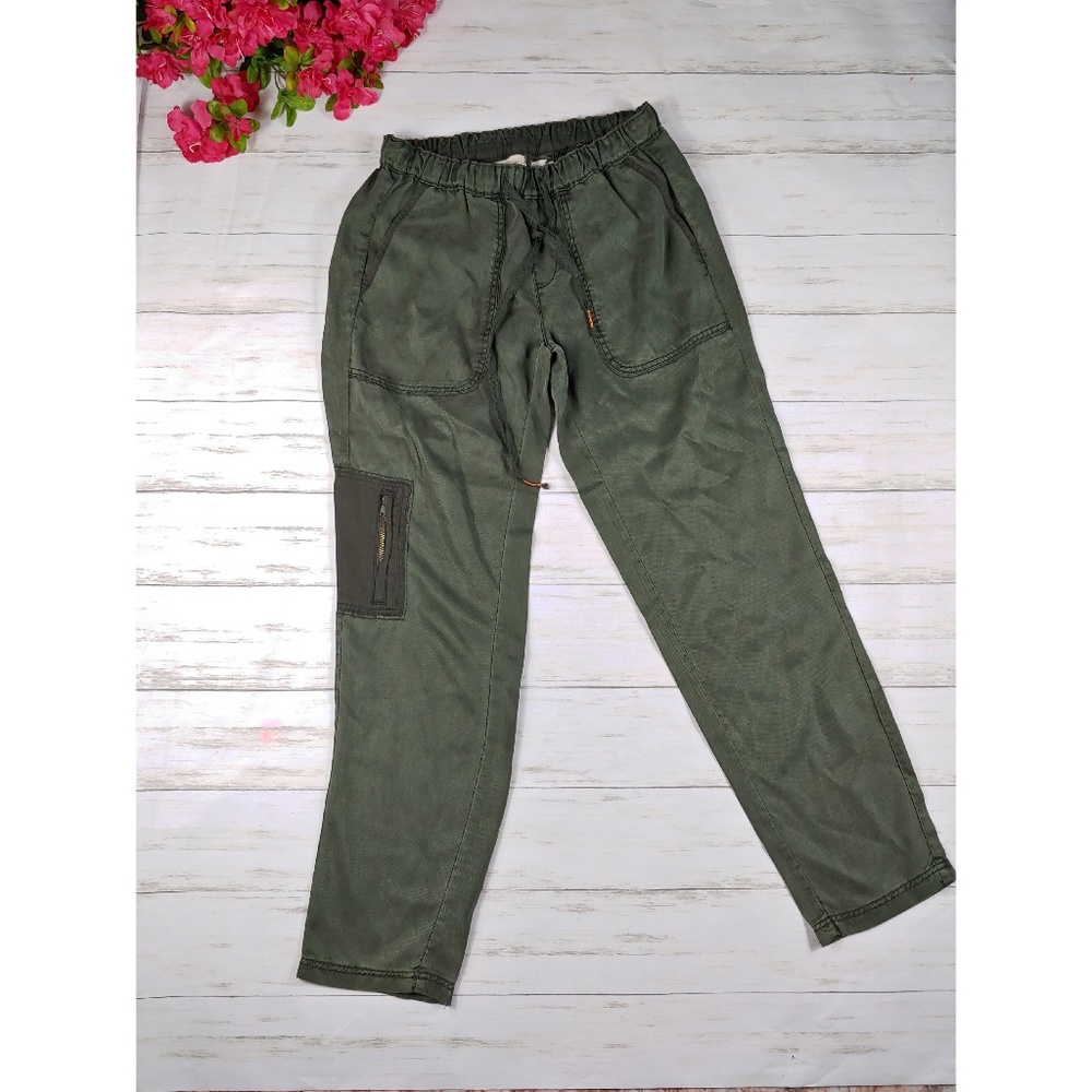 Anthropologie Hei Hei Olive Utility Slim Pants